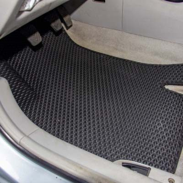 Коврики в салон EVA для Hyundai Accent III (Verna) 2006-2010 с подпятником Синие 5 шт