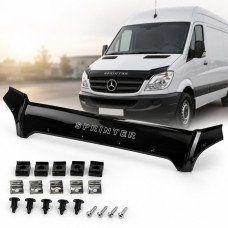 Дефлектор капота мухобійка Mercedes Sprinter 2006-2013 Voron Glass