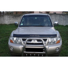 Дефлектор капота мухобойка Mitsubishi Pajero Wagon III 1998-2006