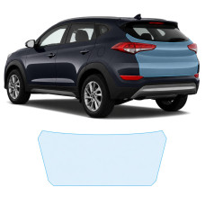 Антигравийная защитная бронепленка по лекалам для Hyundai Tucson TL 2015-2018 - зона крышки багажника