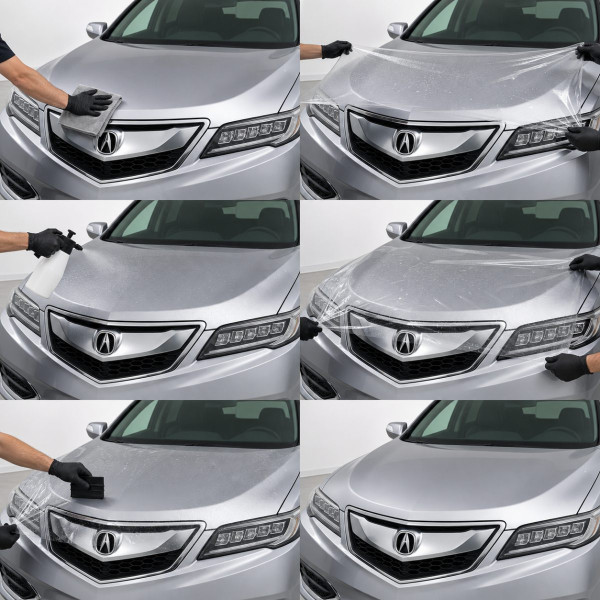 Антигравийная защитная бронепленка по лекалам для Acura RDX TX2/CDU facelift 2016-2018 - полный кузов
