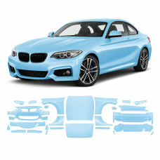 Антигравійна захисна бронеплівка за лекалами для BMW 2 Series F22 2014-2021 - повний кузов