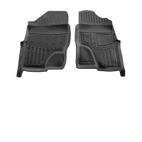 Передние 3D коврики для Nissan Navara D40 2005- ПРАВЕ КЕРМО