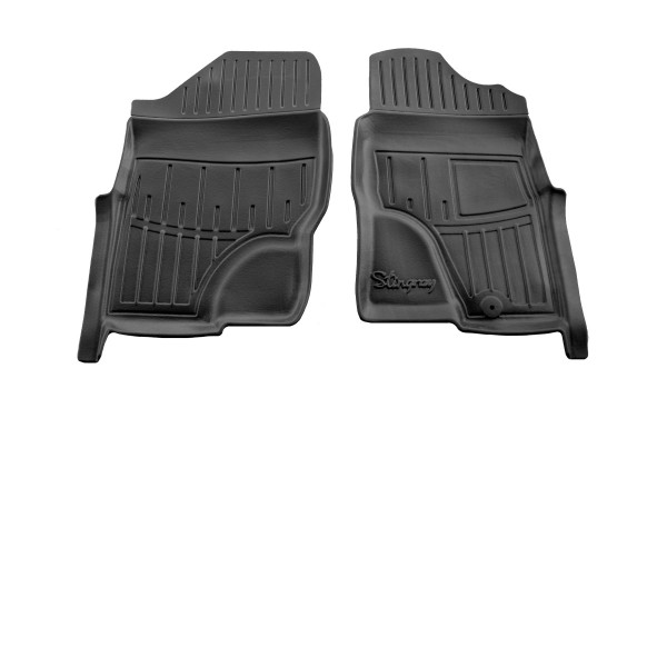Передні 3D килимки для Nissan Navara D40 2005- ПРАВЕ КЕРМО 