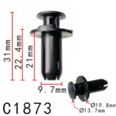 Кліпса кріплення Натискна Розпірна HONDA ACURA (90501-SDR-003 90501SDR003 11407) C1873