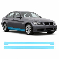 Антигравійна захисна бронеплівка за лекалами для BMW 3 Series E90 2005-2011 - нижня зона кузова та пороги