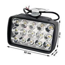 Додаткова світлодіодна LED фара 12W (1W*12) 10-30V 120x45x50 мм Ближній 1 шт (ORL8612)