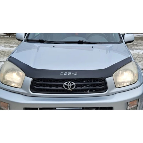 Дефлектор капота мухобойка для Toyota Rav 4 2000-2006 Евро Крепление (Vip Tuning) TYA12