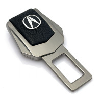 Заглушка ремня безпеки з логотипом Acura Темний хром 1 шт