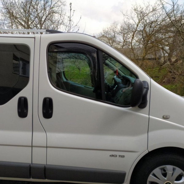 Дефлектори вікон вітровики HIC для Renault Trafic / Opel Vivaro 2001-2014 Вставні (OP30-IN)
