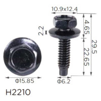 Винт с шайбой Chrysler M6 (6025329) (H2210)