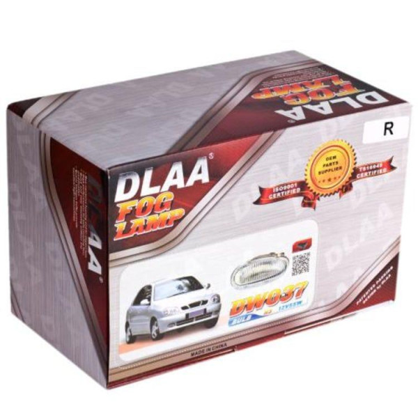 Противотуманная фара Левая с лампой H3 55W для Daewoo Lanos 1 шт (DW 037-L)