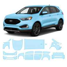 Антигравийная защитная бронепленка по лекалам для Ford Edge (US) II facelift 2019-2024 - полный кузов
