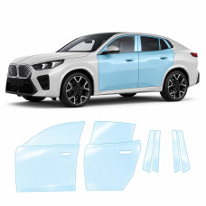 Антигравийная защитная бронепленка по лекалам для BMW iX2 U10 2023- зоны дверей и стойки окон