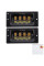 LED Противотуманные фары для Ваз 2110-14 W/Y 12-24V 50W 7LED 3000K 6000K Белый Желтый Свет 2 шт (LD-519 L4-W/Y-LED)