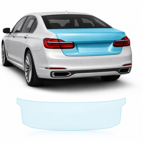 Антигравійна захисна бронеплівка за лекалами для BMW 7 Series G11/G12 2015-2019 - зона кришки багажника