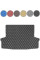 Килимок в багажник для Chevrolet Aveo T200 2003-2006 Екошкіра (Rombus)