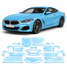 Антигравийная защитная бронепленка по лекалам для BMW 8 Series G15/G14/G16 2018-2022 - полный кузов