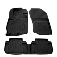 Автомобільні 3D килимки в салон для Peugeot 4007 2007-2013 / Високий борт