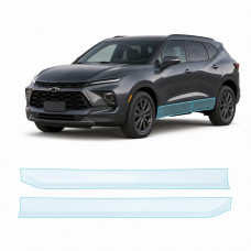Антигравійна захисна бронеплівка за лекалами для Chevrolet Blazer III facelift 2023-2025 - нижня зона кузова пороги