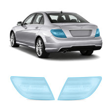 Антигравийная защитная бронепленка по лекалам для Mercedes-Benz C-Class W204 facelift 2011-2014 - задние фонари стопы