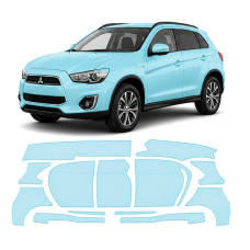 Антигравійна захисна бронеплівка за лекалами для Mitsubishi ASX I facelift 2016-2023 - повний кузов