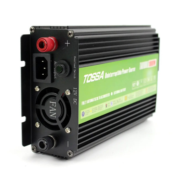 Преобразователь напряжения (инвертор) Tossa 12V-220V/1000W Модифицированный Синус С Функцией Зарядки UPS (TAU1000L-1000W)