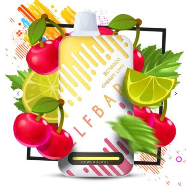 Elf Bar BC 18000 25ml Cherry Lime (Вишня Лайм) Два режима