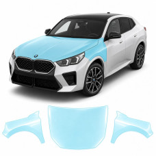 Антигравійна захисна бронеплівка за лекалами для BMW X2 U10 2023- капот і передні крила