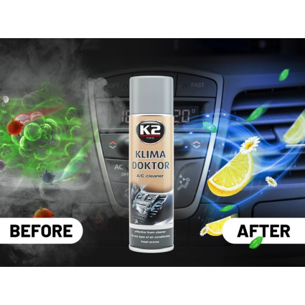 Очищувач кондиціонера спрей K2 Klima Doctor / 500 мл (W100)
