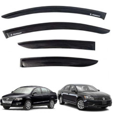 Дефлекторы окон ветровики Volkswagen Passat B6 - B7 Седан 2005-2011 Скотч 3M Voron Glass