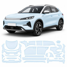 Антигравійна захисна бронеплівка за лекалами для BYD Atto 3 (Yuan Plus) I facelift 2025- повний кузов