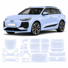 Антигравийная защитная бронепленка по лекалам для Audi Q6 e-tron PPE 2024- полный кузов