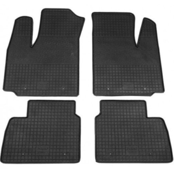 Коврики в салон резиновые RTI для Fiat Doblo 2000-2012 4 шт