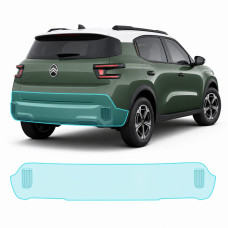 Антигравийная защитная бронепленка по лекалам для Citroen C3 Aircross II 2024- задний бампер