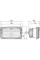 Противотуманная фара Wesem Zetor 156x93 mm / с пыльником врезная / 1 шт (RE211.78)