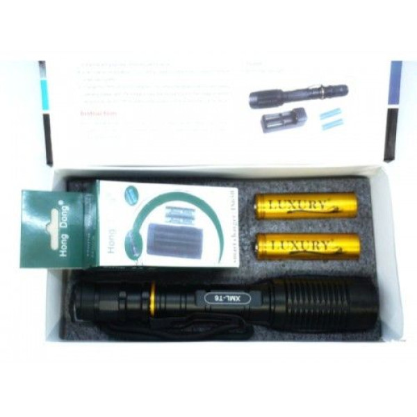 Ліхтар ручний POLICE" 2804-T6 / Зарядний 220V / 2x18650 / Zoom Затиск Box
