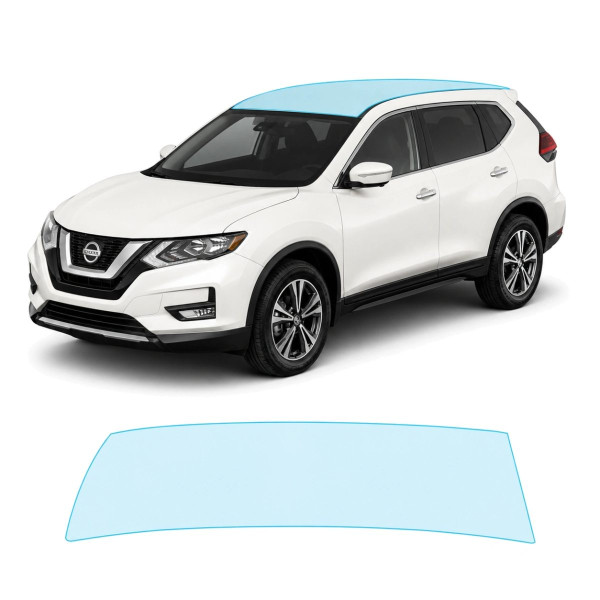 Антигравийная защитная бронепленка по лекалам для Nissan Rogue / X-Trail T32 facelift 2017-2022 - зона крыши