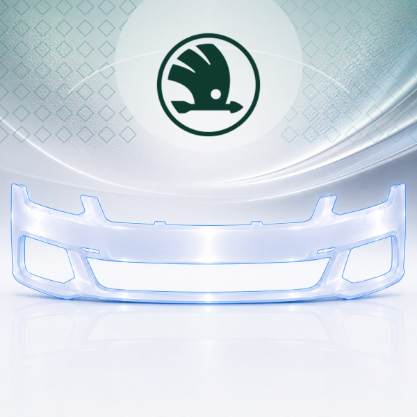 Антигравійна захисна бронеплівка за лекалами для Skoda Enyaq I 2020- передній бампер