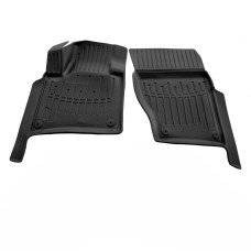 Передние 3D коврики для Volkswagen Touareg II (7P) 2010-2018 / Высокий борт