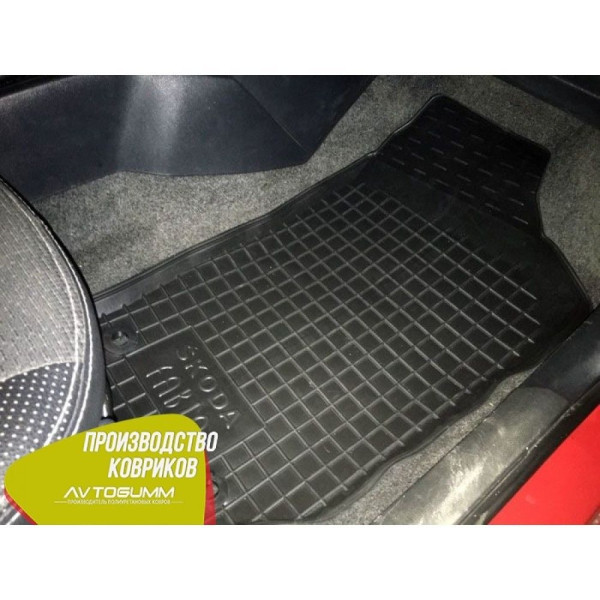 Передні килимки в автомобіль Skoda Fabia 2000- (Avto-Gumm)