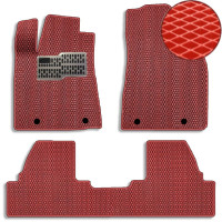 Коврики в салон EVA для Lexus RX 350 2009-2015 с подпятником Красные 5 шт