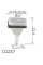 Клипса под саморез молдинга порога Mitsubishi (MB361578, MR280579) (C0237)