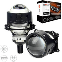 Автомобильные BI-LED линзы 3 дюйма D70 мм AMS Original A3 MAX 61 / 68Вт 5500К 2 шт