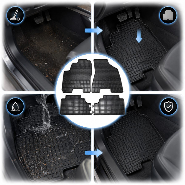 Автомобильные коврики в салон для Hyundai Tucson 2004- Kia Sportage 2005-