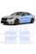 Антигравийная защитная бронепленка по лекалам для BMW M5 G90 2024- зоны дверей и стойки окон