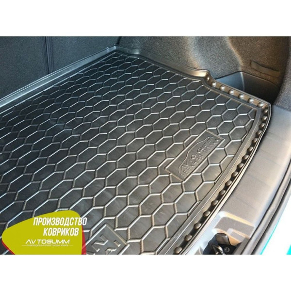 Автомобильный коврик в багажник Nissan Qashqai 2017- FL верхняя полка / Резиновый (Avto-Gumm)