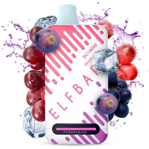 Elf Bar BC 15000 18ml Grape Ice (Виноград Лед) Два режима