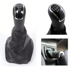 Ручка КПП з пильником у зборі Модельна для Skoda Octavia A4 Tour 1997-2012 Екошкіра 5 Швидкостей (FXSKD-15/5) №046