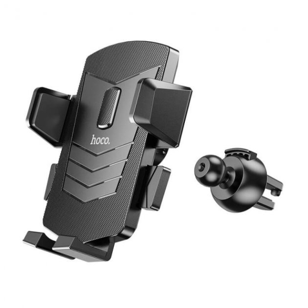 Автодержатель для телефона зажим под тяжестью HOCO CA86 Black
